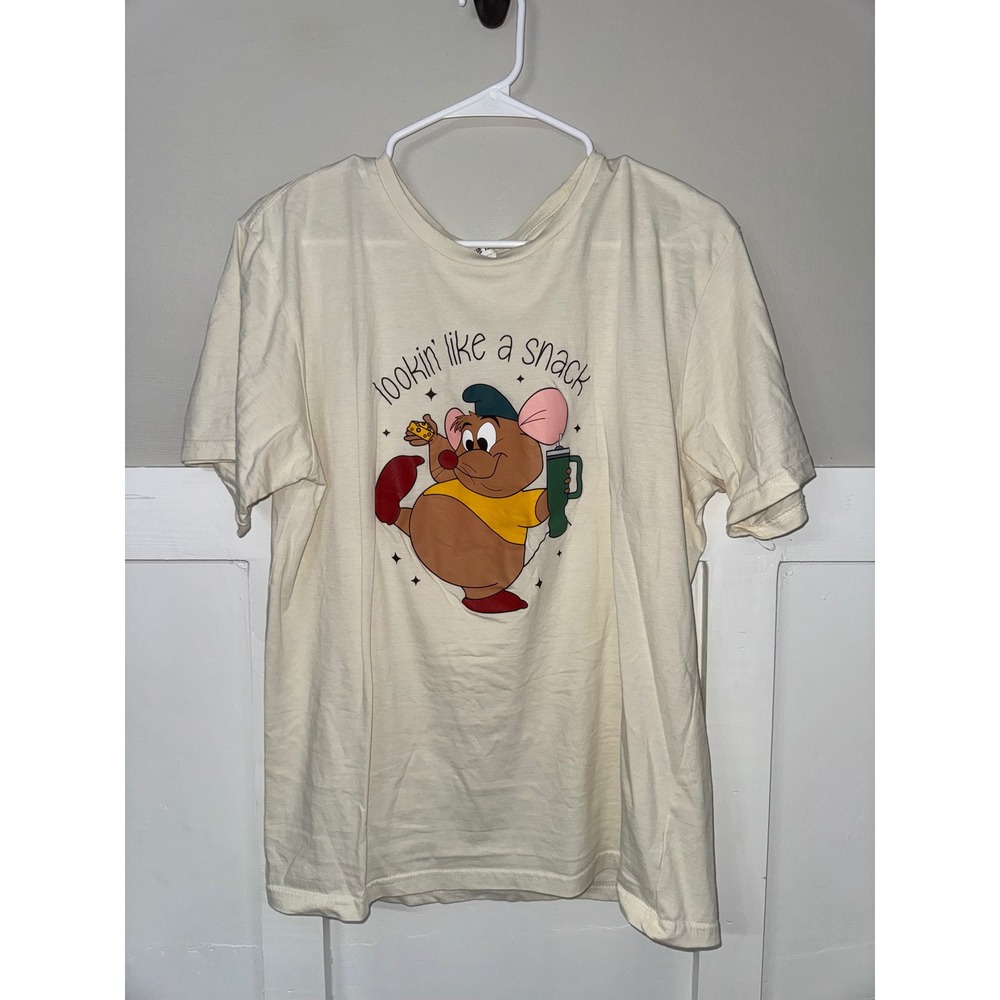 Outlash Wear Disney Gus Gus Lookin Like A Snack Graphic Tee Cream Large